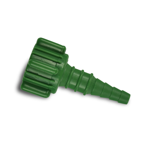 Oxygen Fitting For Hose Connector 50box Green Plastic MidAtlantic